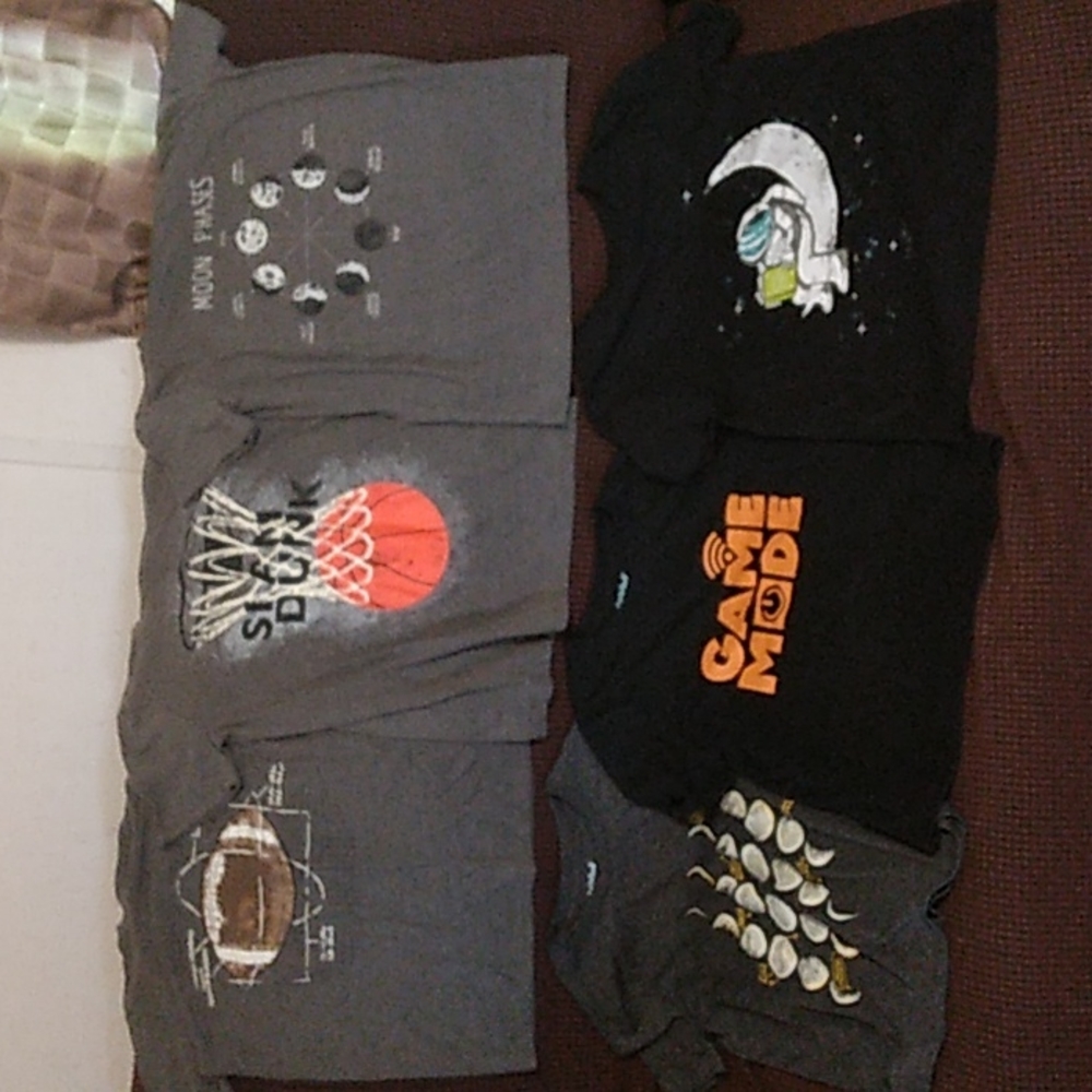 17 Boys Cat & Jack Size Medium 8/10 Shirts (see all 3 pictures)